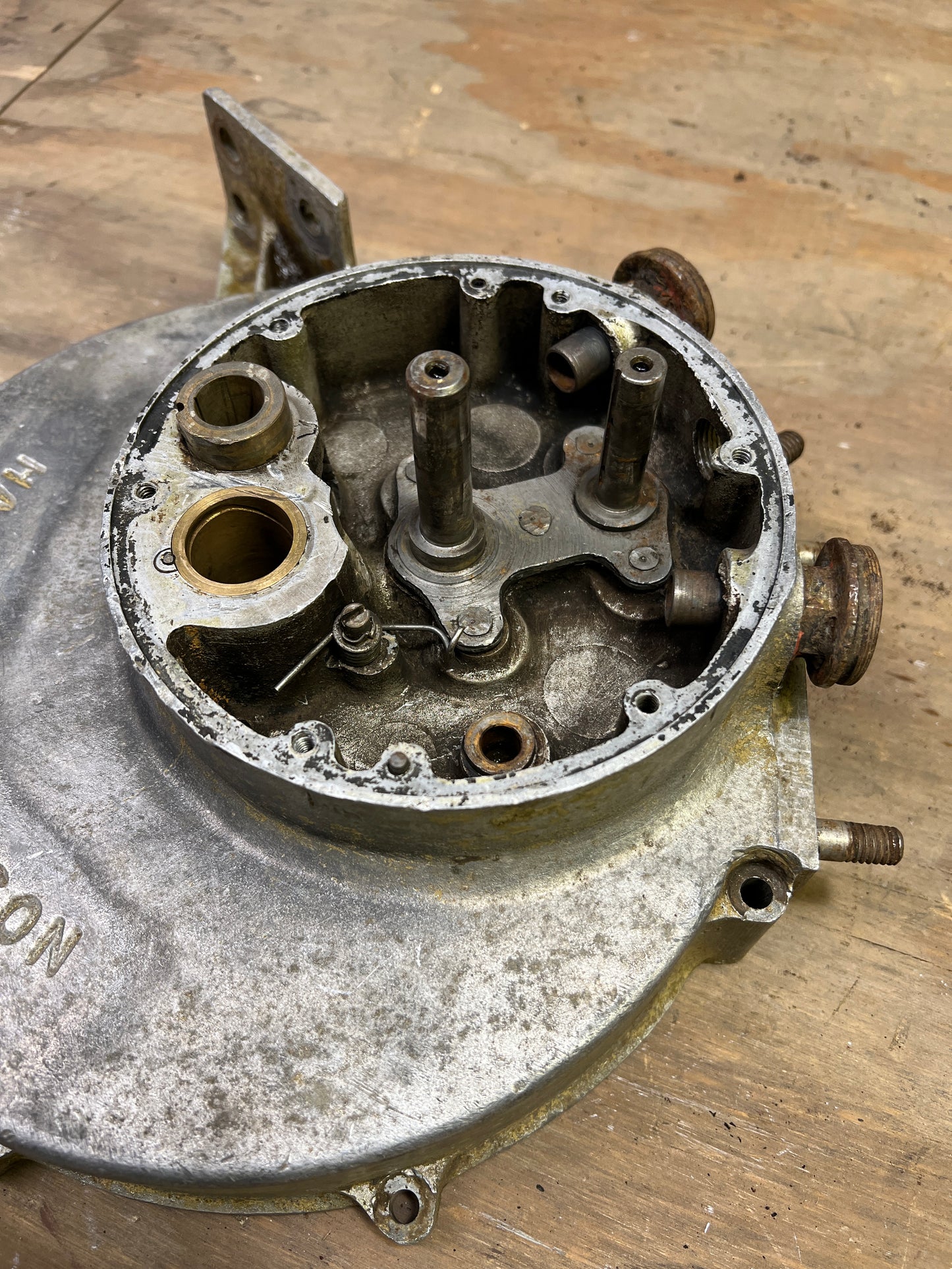 1918 Harley Davidson J JD Engine Right Side Case
