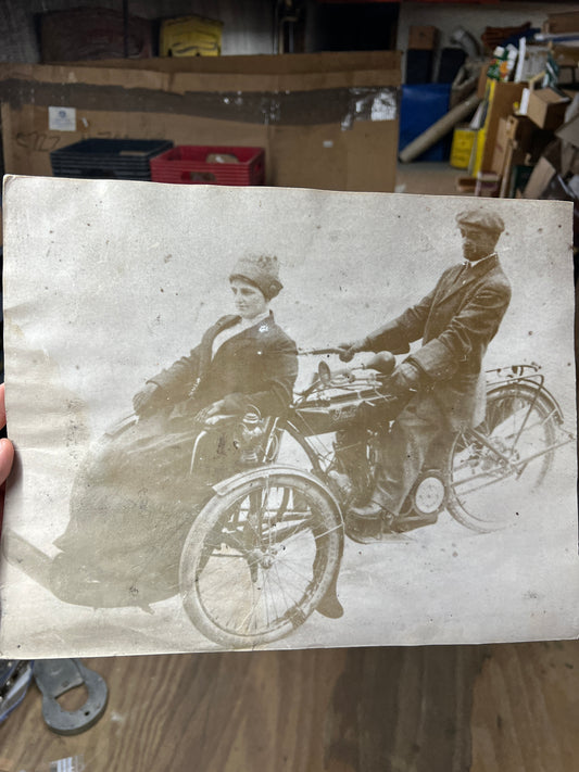 1909 Indian Twin Forecare Picture Extremely Rare