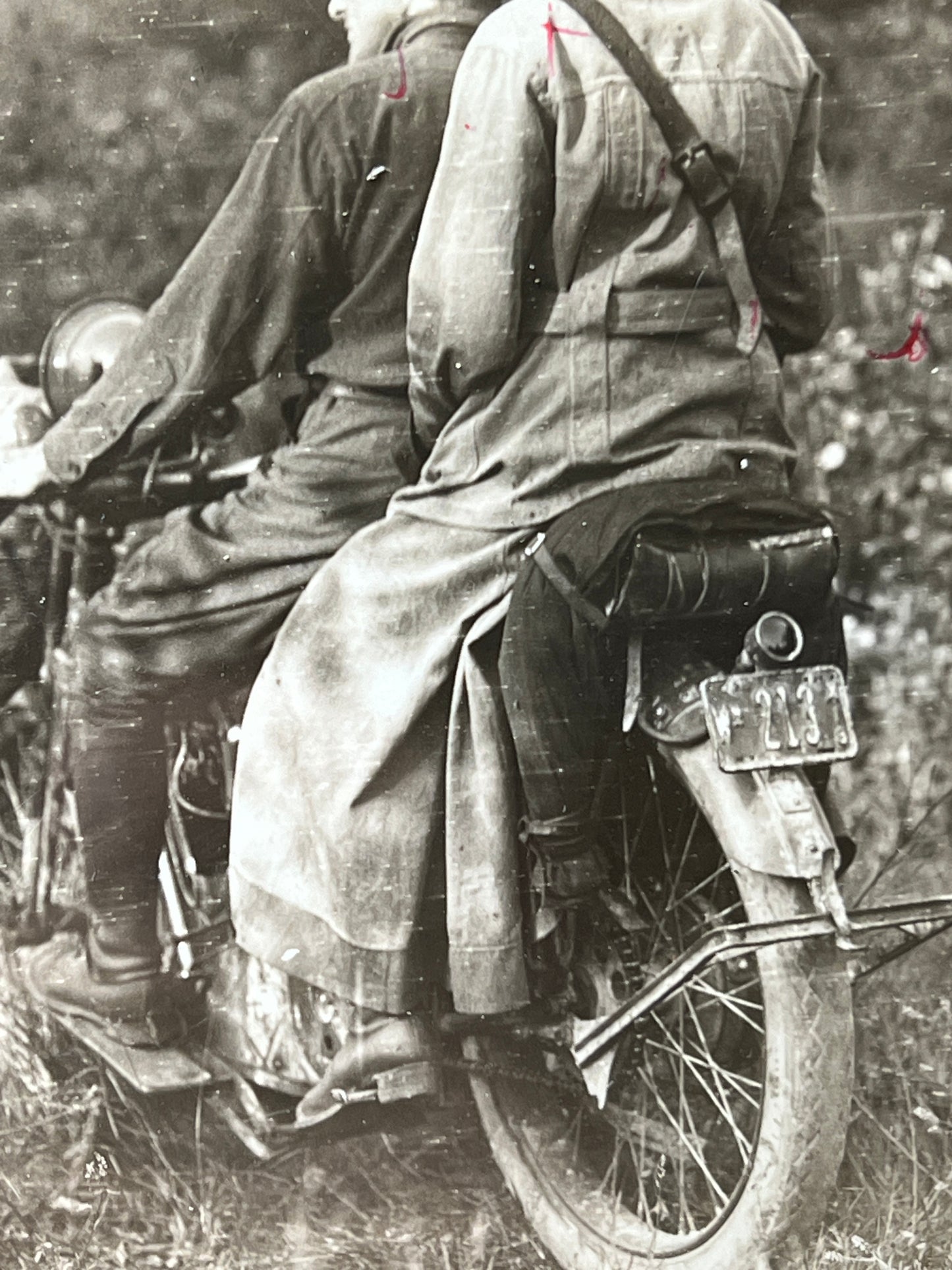 1916 Harley Davidson Motorcycle Factory Promo Photo