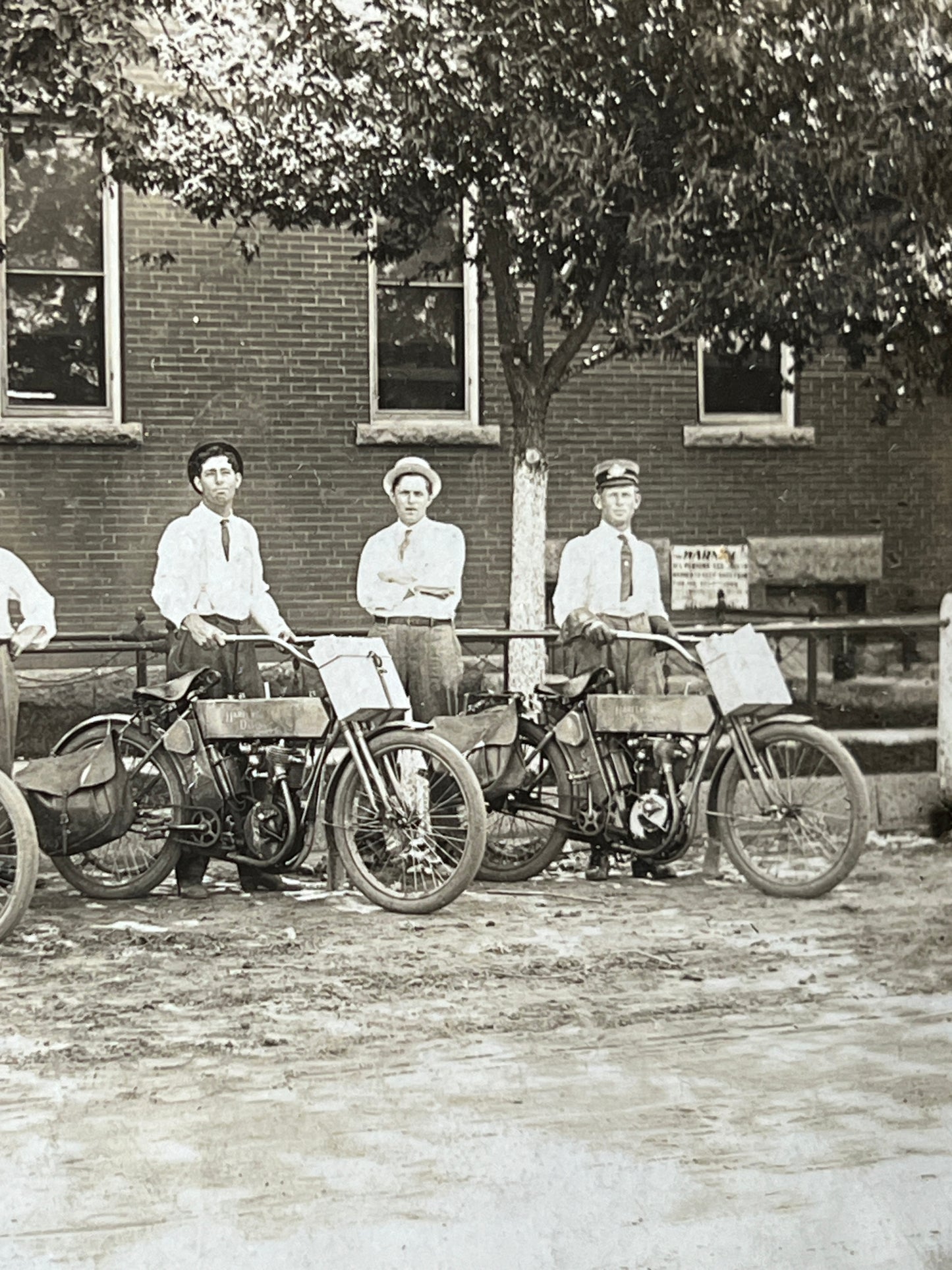 1910 Harley Davidson Motorcycles Factory Promotional Photo