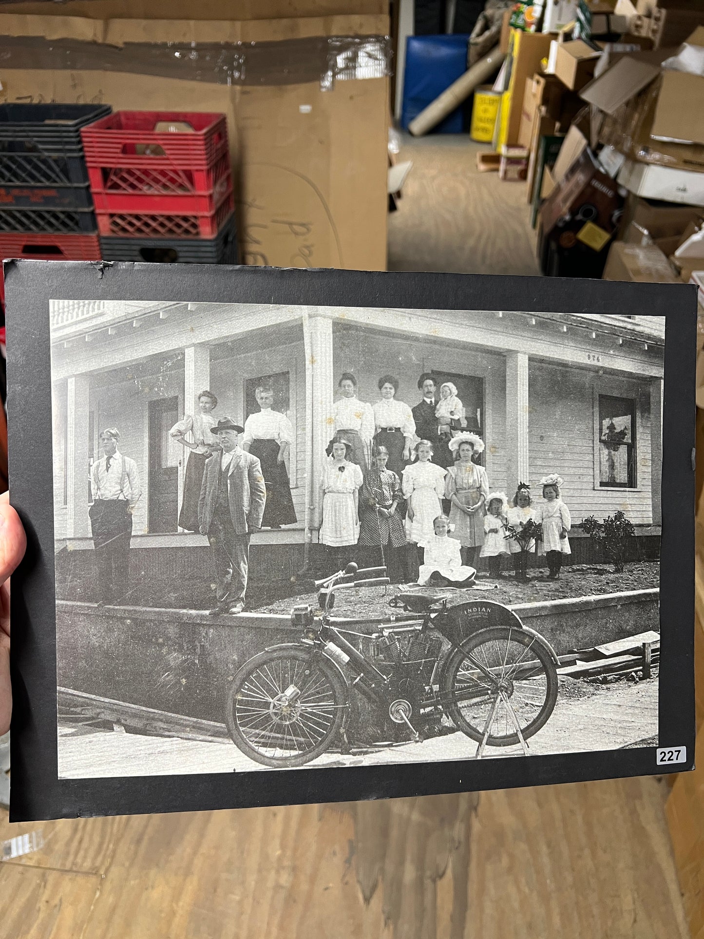 1908 Indian Camelback Twin Family Photo