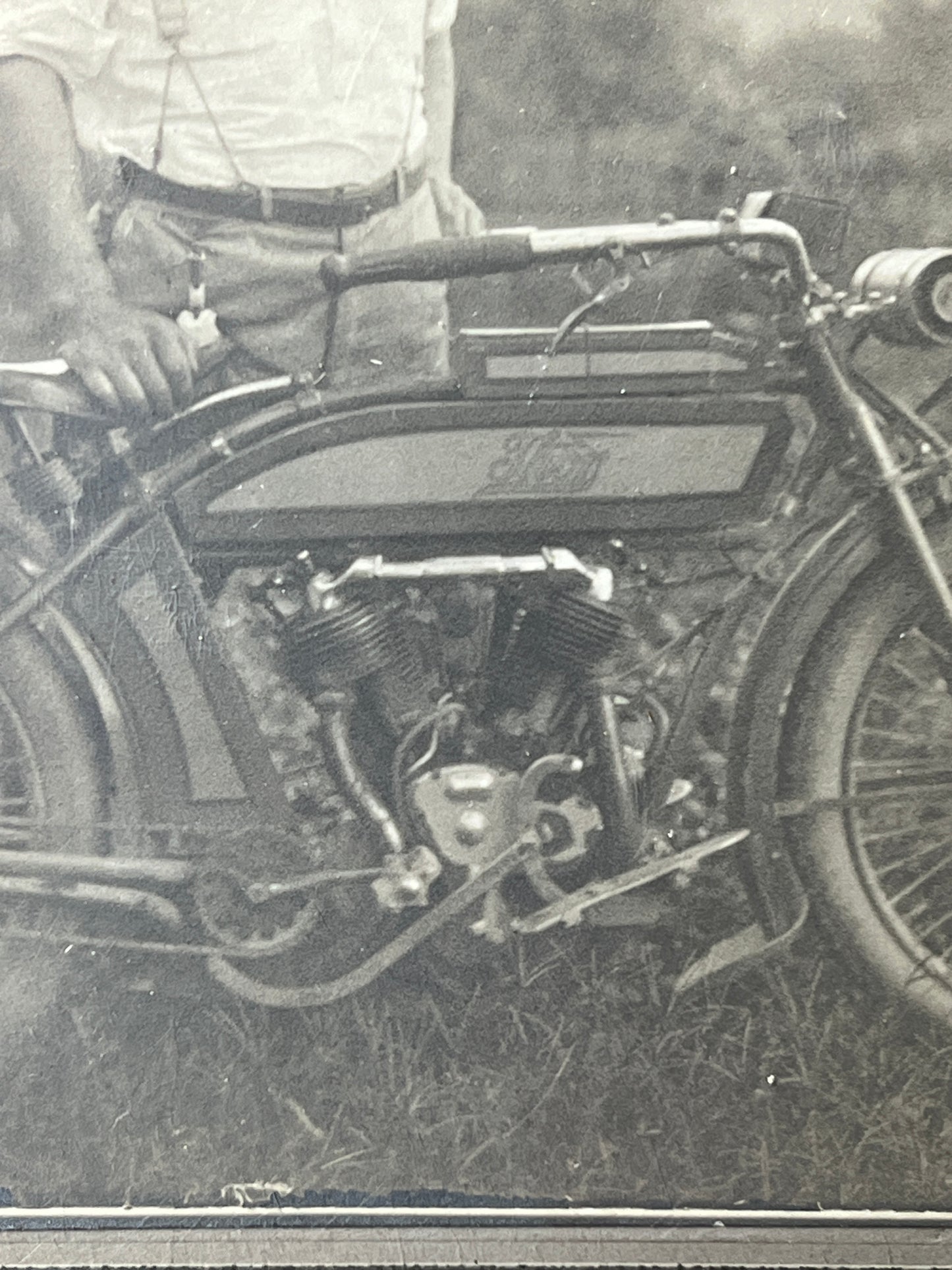 1914 Thor Twin Motorcycle Original Photograph