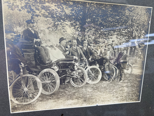 1903 Orient Motorcycle w/ Early Automobiles
