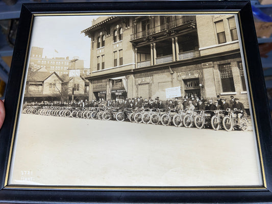 1914 Birmingham, AL Motorcycle Endurance Run Race Photgraph