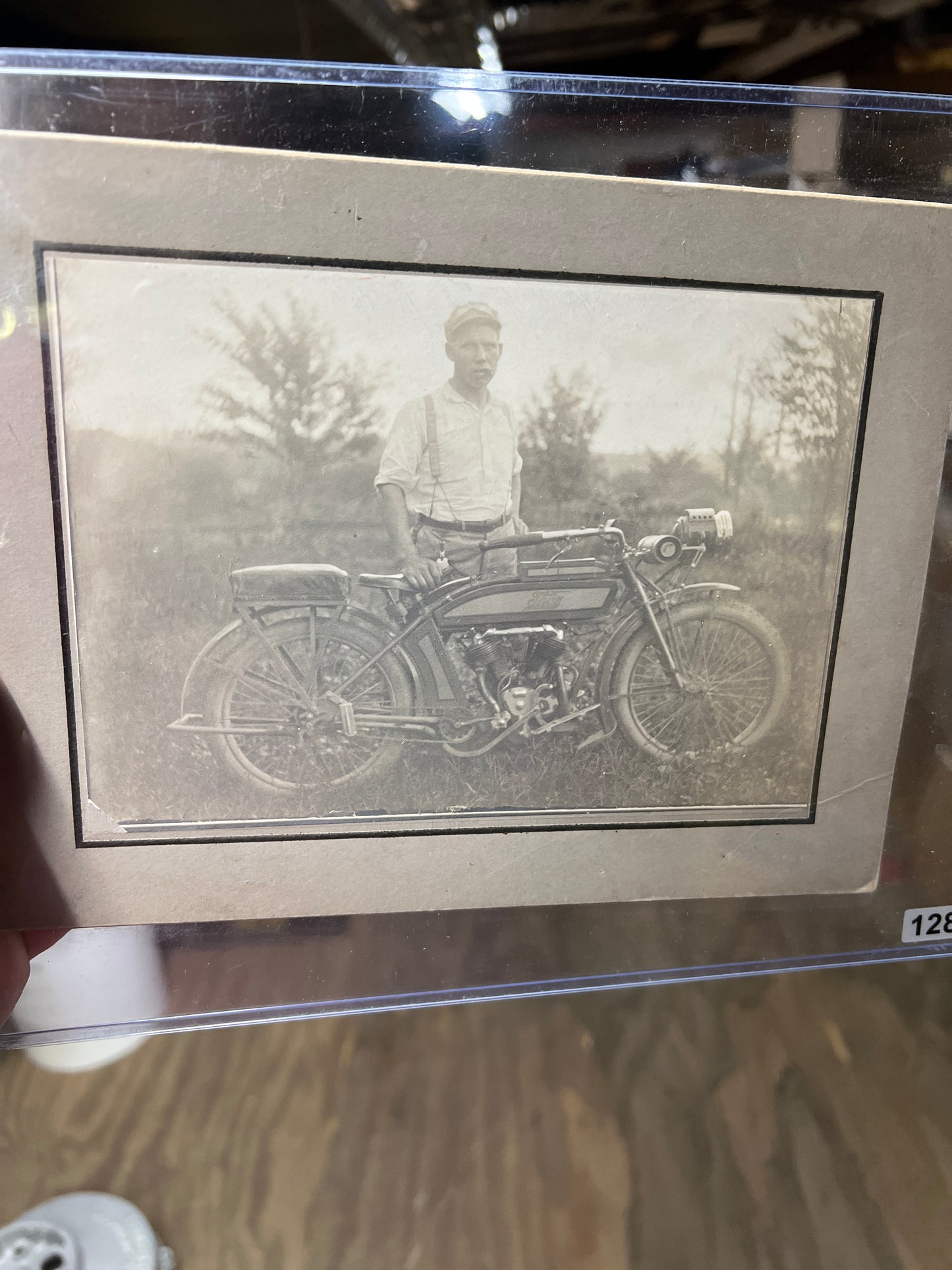 1914 Thor Twin Motorcycle Original Photograph