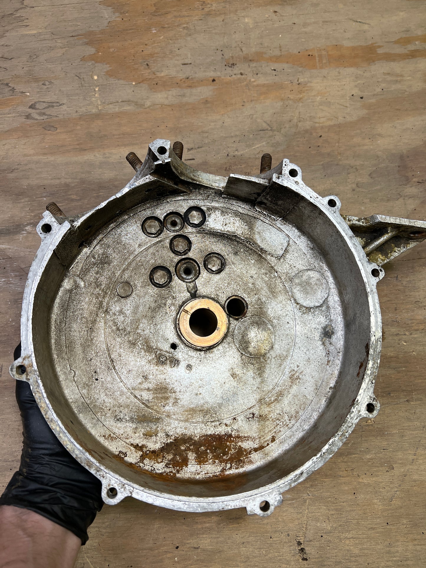 1918 Harley Davidson J JD Engine Right Side Case