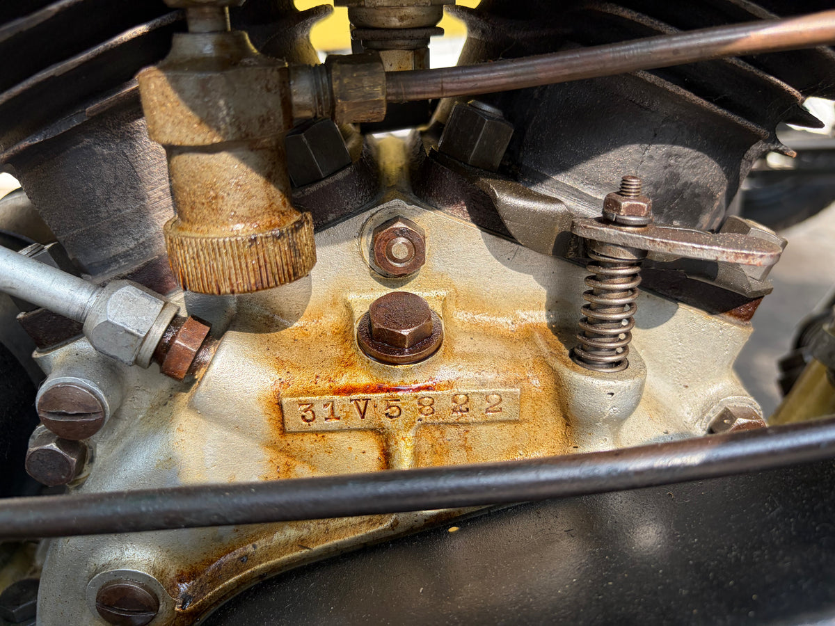1931 Harley Davidson V Model with Goulding Sidecar
