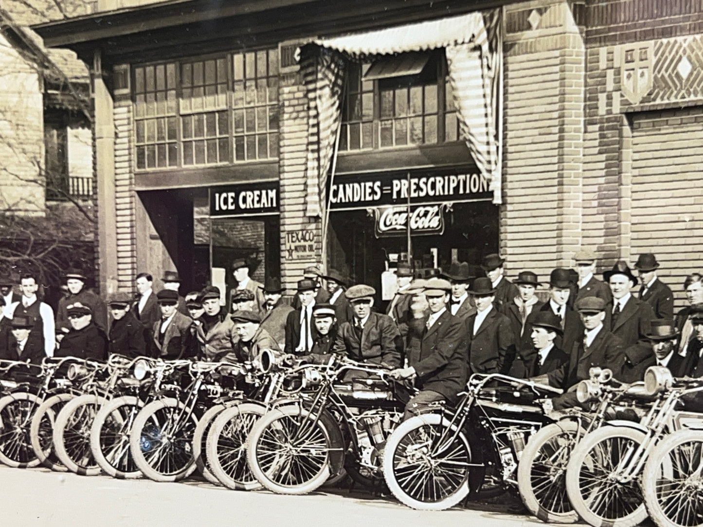 1914 Birmingham, AL Motorcycle Endurance Run Race Photgraph