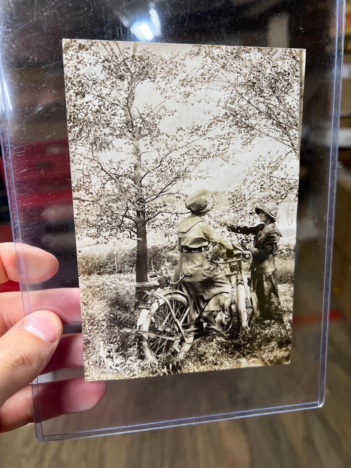 1910 Harley Davidson Motorcycle Factory Promo Photo
