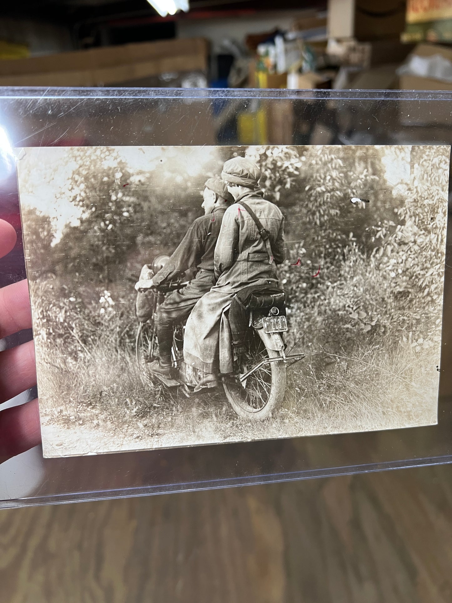 1916 Harley Davidson Motorcycle Factory Promo Photo
