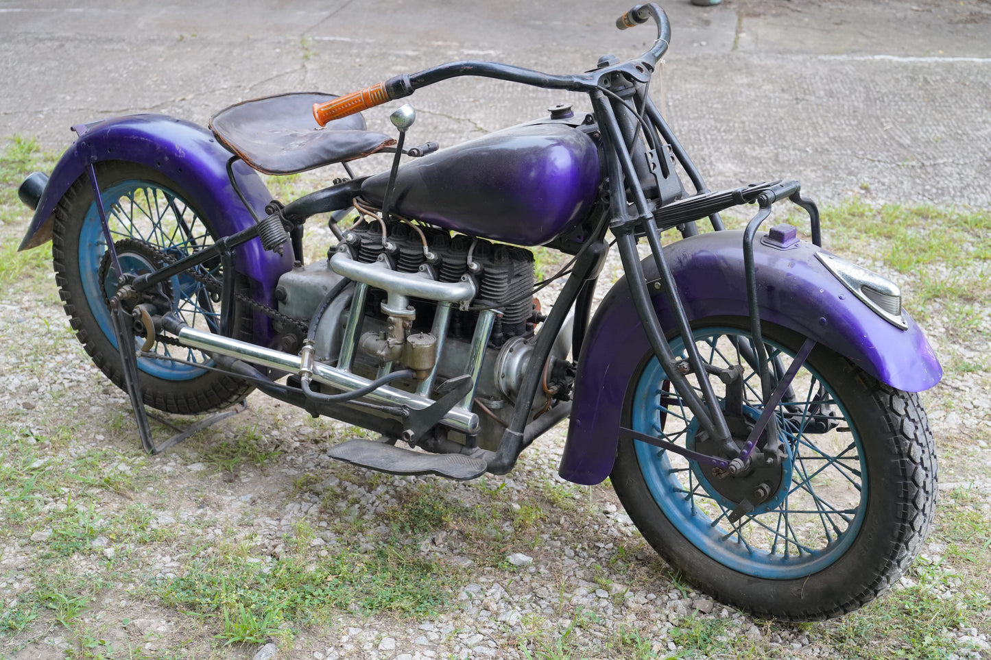 1934 Indian 4 Cylinder Motorcycle (Rolling Chassis)