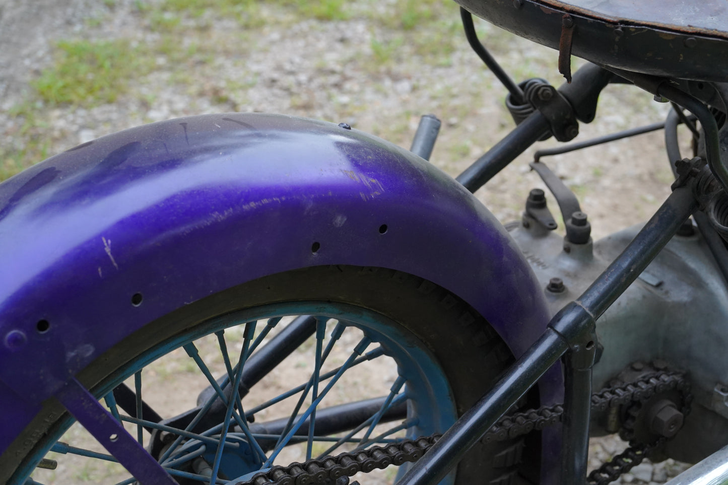 1934 Indian 4 Cylinder Motorcycle (Rolling Chassis)
