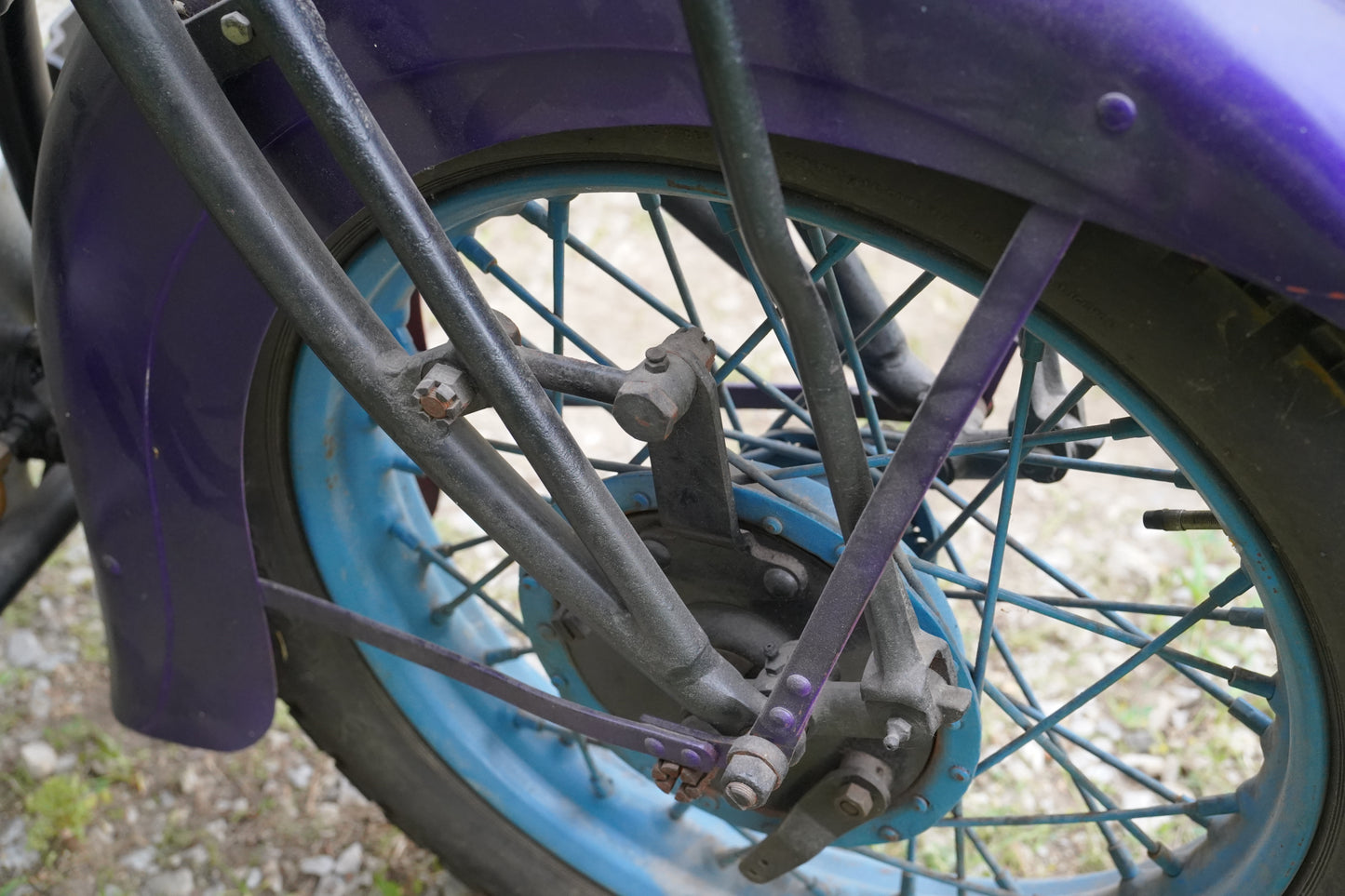 1934 Indian 4 Cylinder Motorcycle (Rolling Chassis)