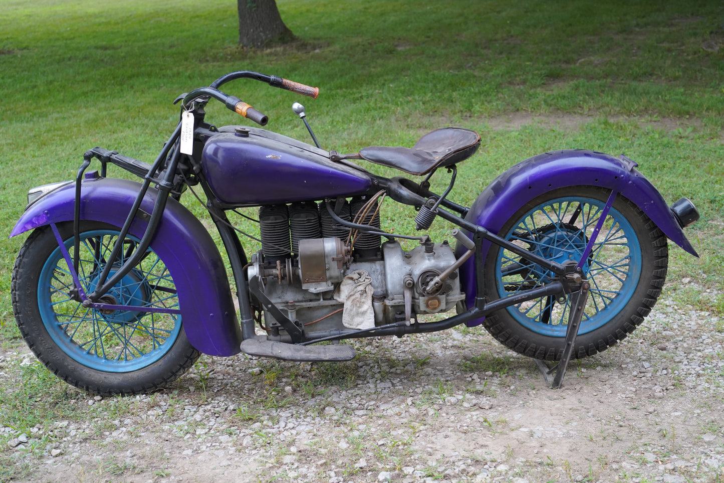 1934 Indian 4 Cylinder Motorcycle (Rolling Chassis)