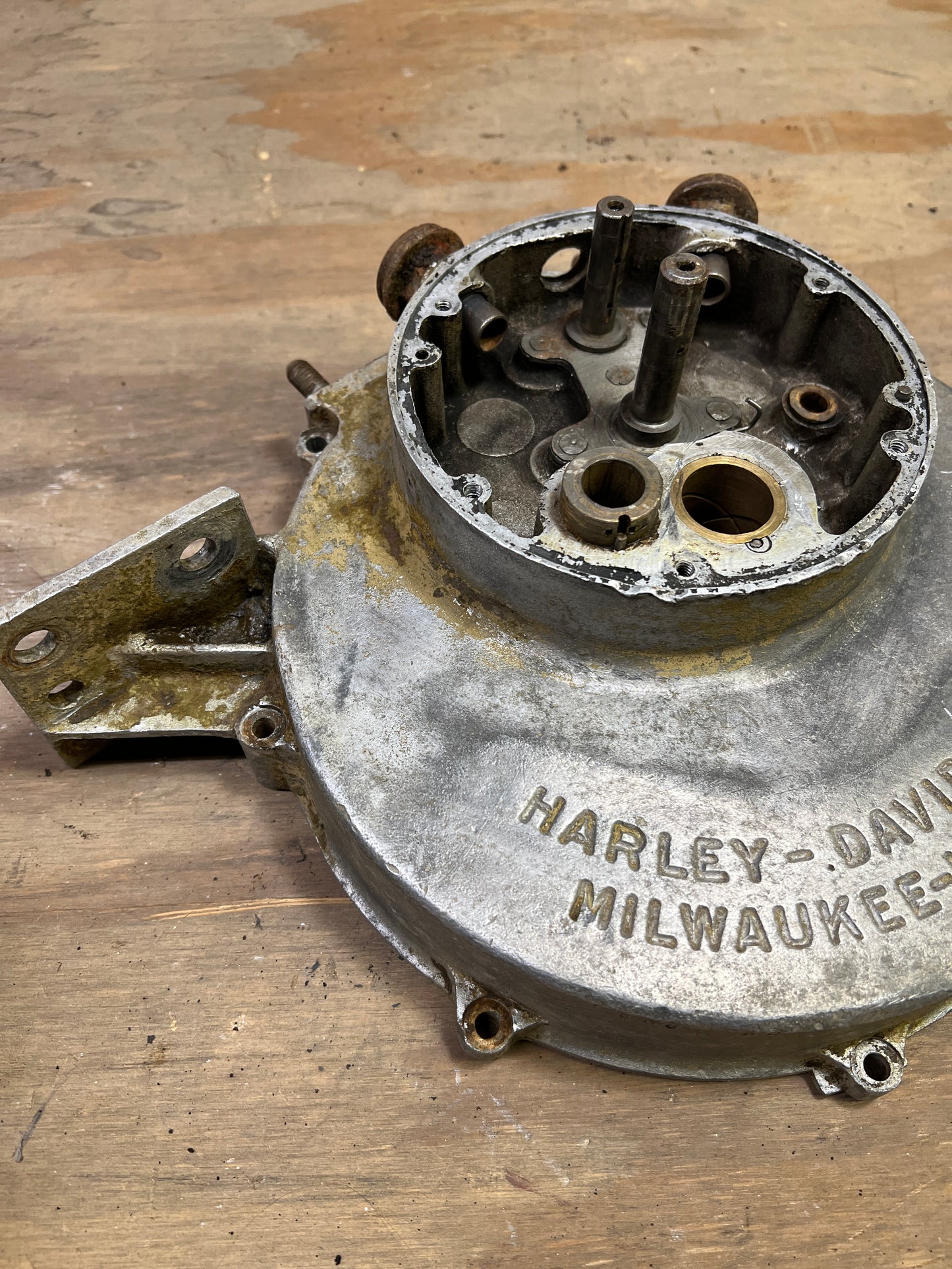 1918 Harley Davidson J JD Engine Right Side Case
