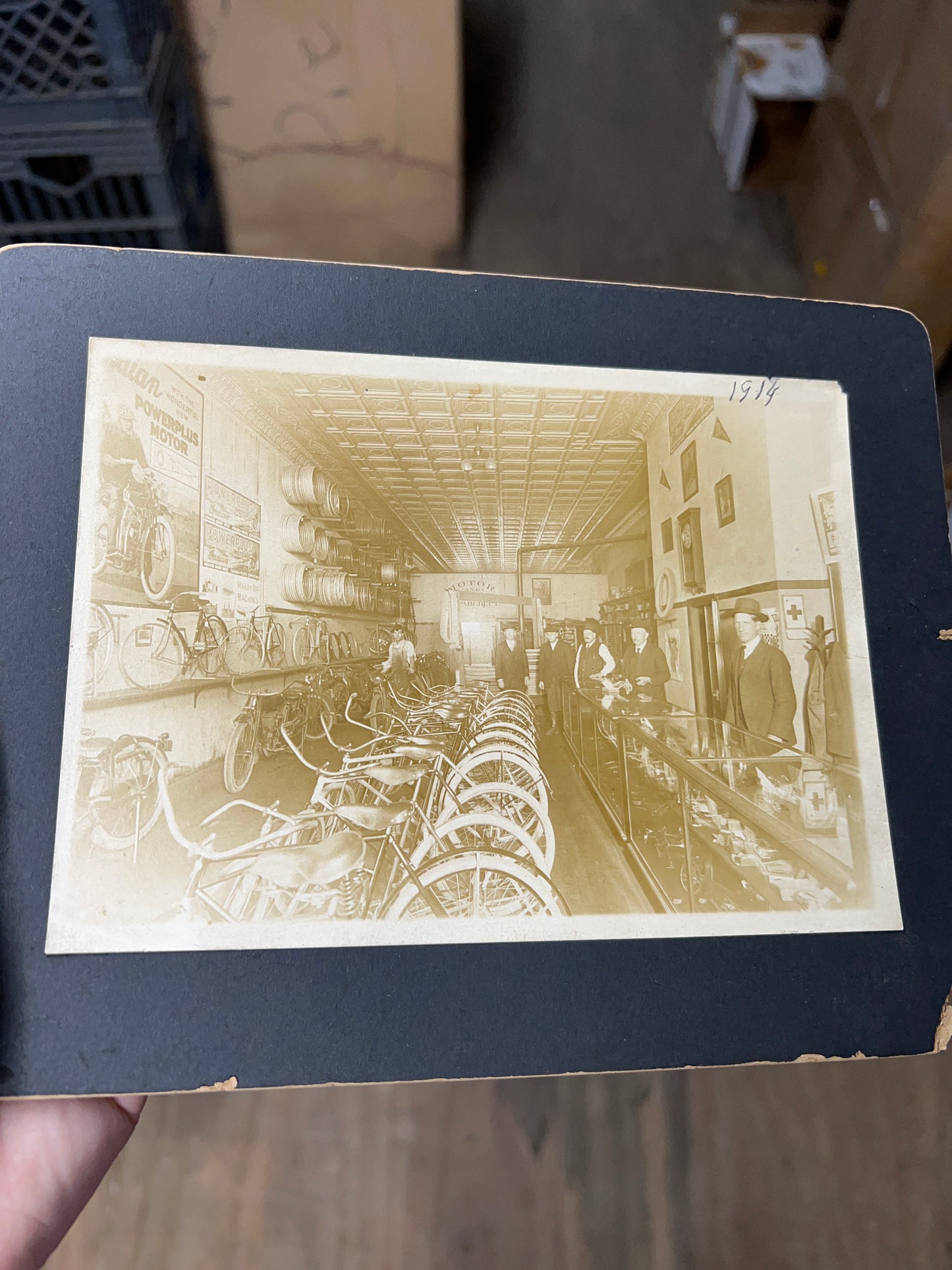 1916 Indian Motorcycle & Bicycle Dealership Photo Loaded!