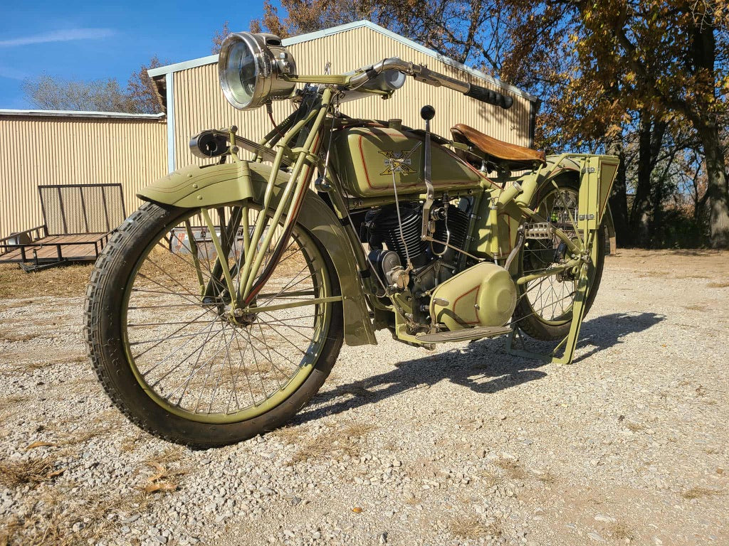 1917 Excelsior Twin Motorcycle