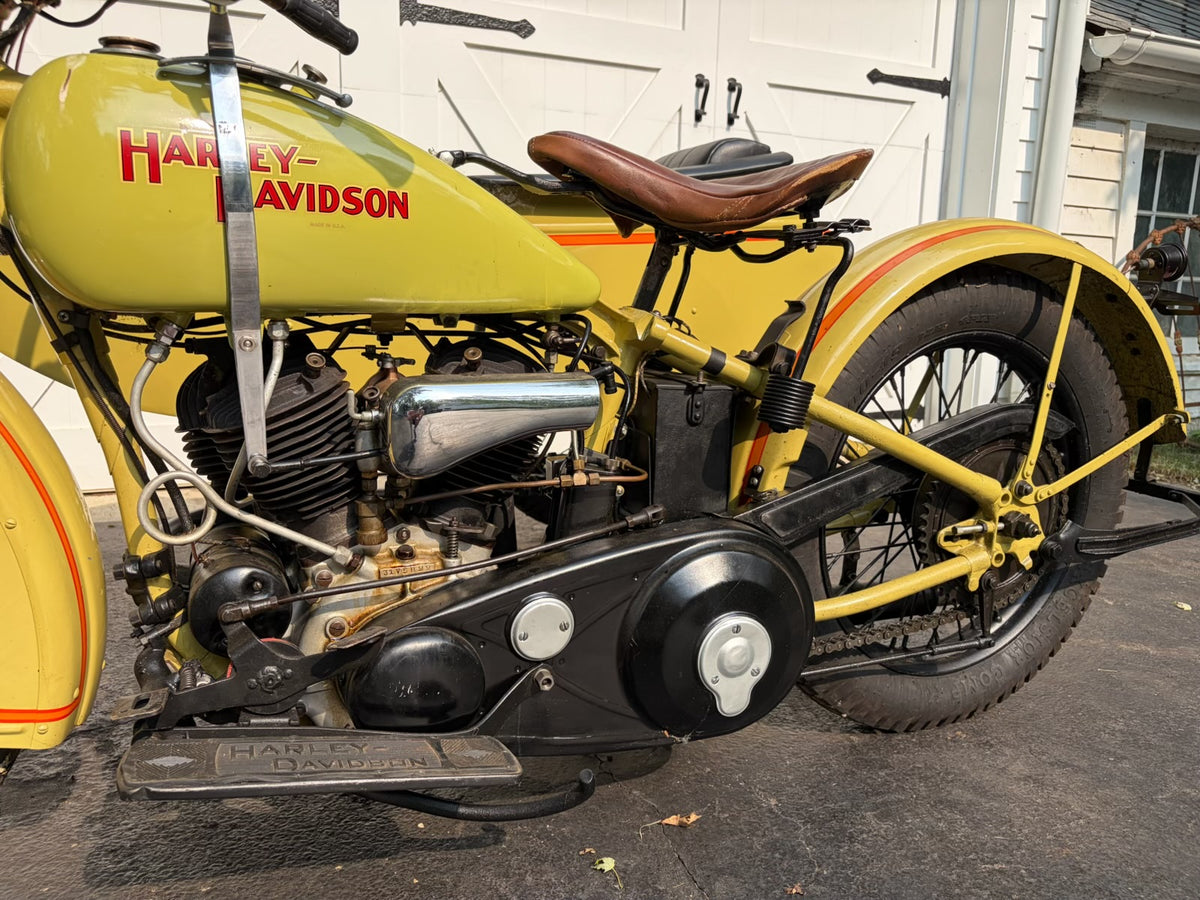 1931 Harley Davidson V Model with Goulding Sidecar