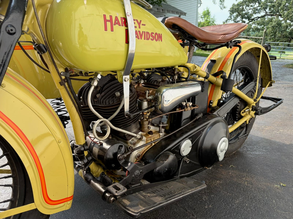 1931 Harley Davidson V Model with Goulding Sidecar