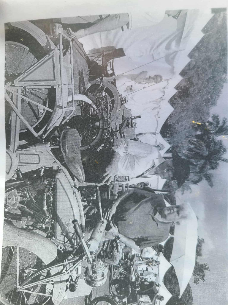 1917 Excelsior Twin Motorcycle