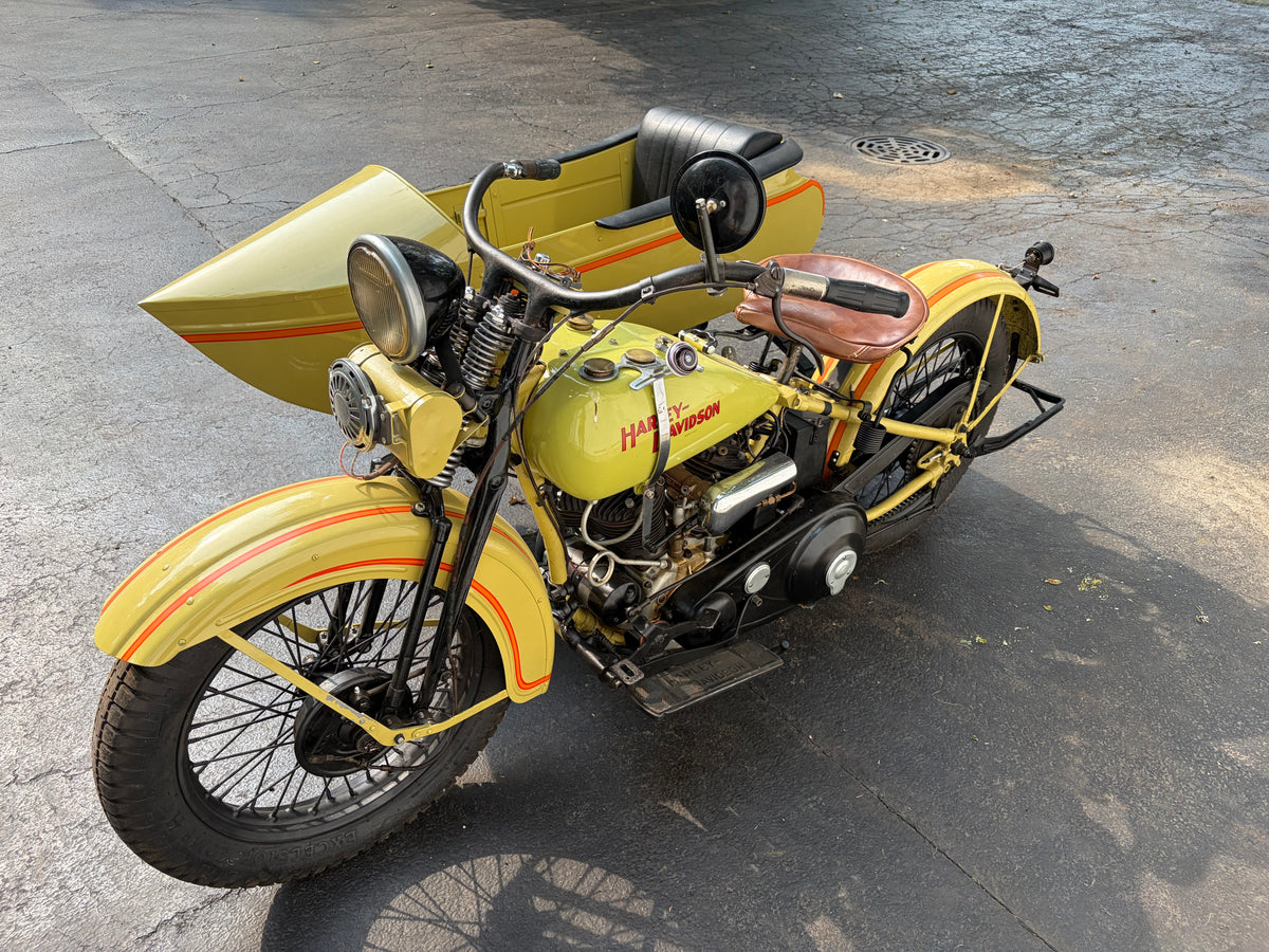1931 Harley Davidson V Model with Goulding Sidecar