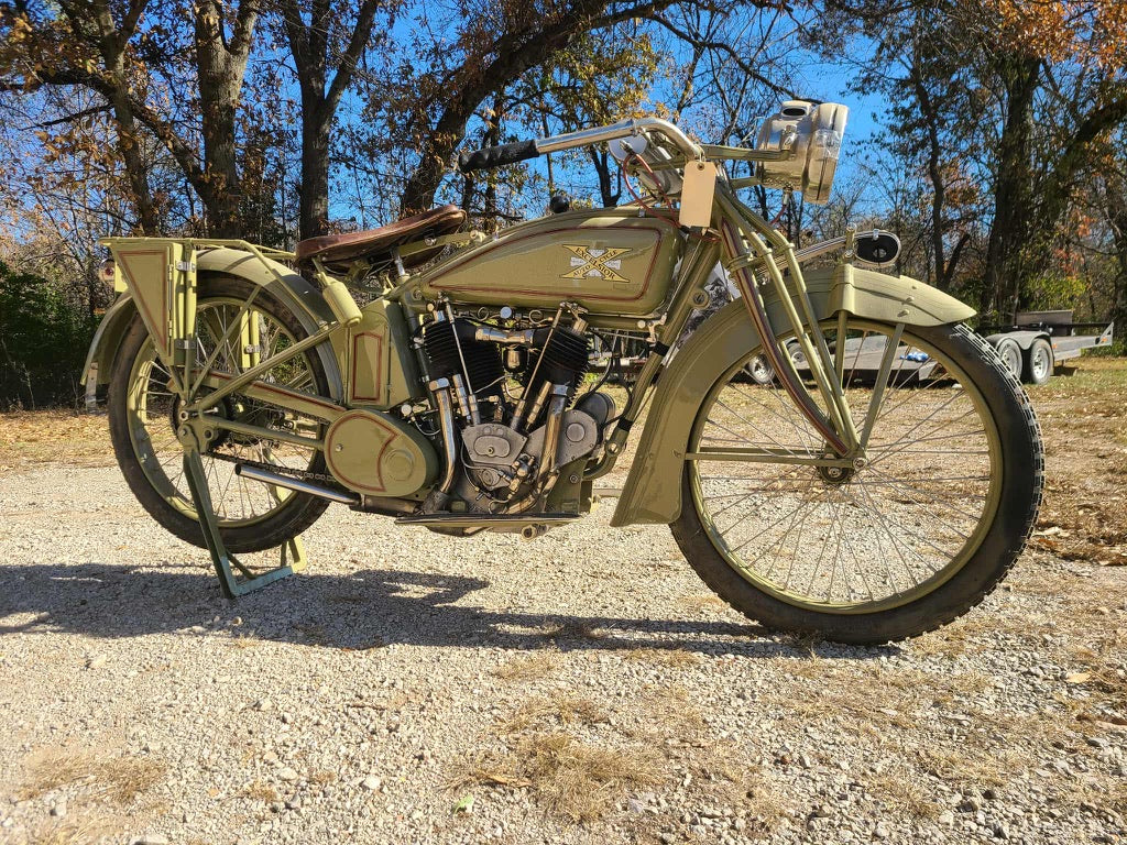 1917 Excelsior Twin Motorcycle