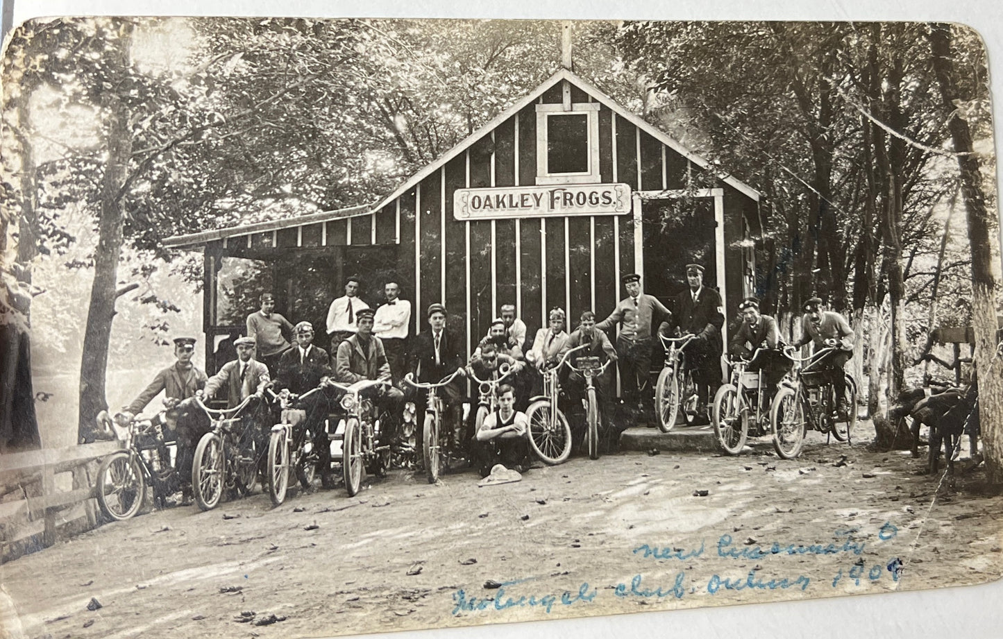 1909 Motorcycle Lineup - Harley, Merkel, Torpedo, Thor, Reading Standard Original Photo