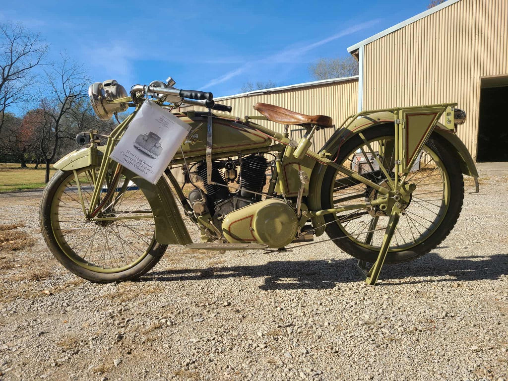 1917 Excelsior Twin Motorcycle