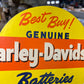 Harley Davidson Battery Cardboard Display NOS 1950’s-60’s