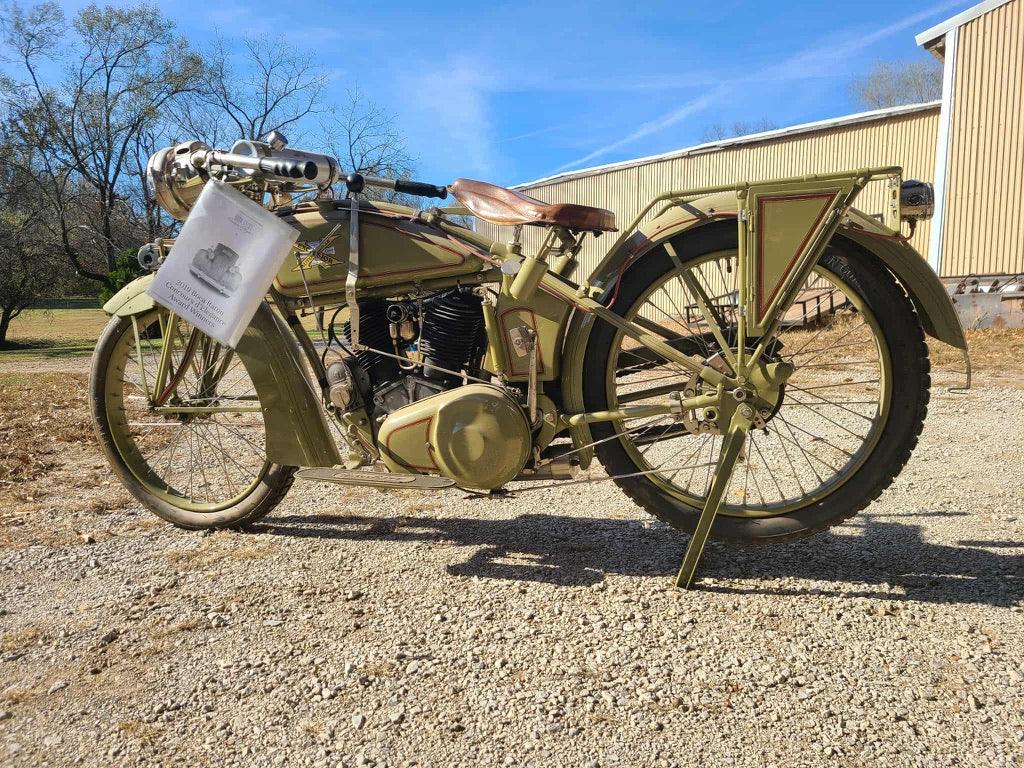 1917 Excelsior Twin Motorcycle