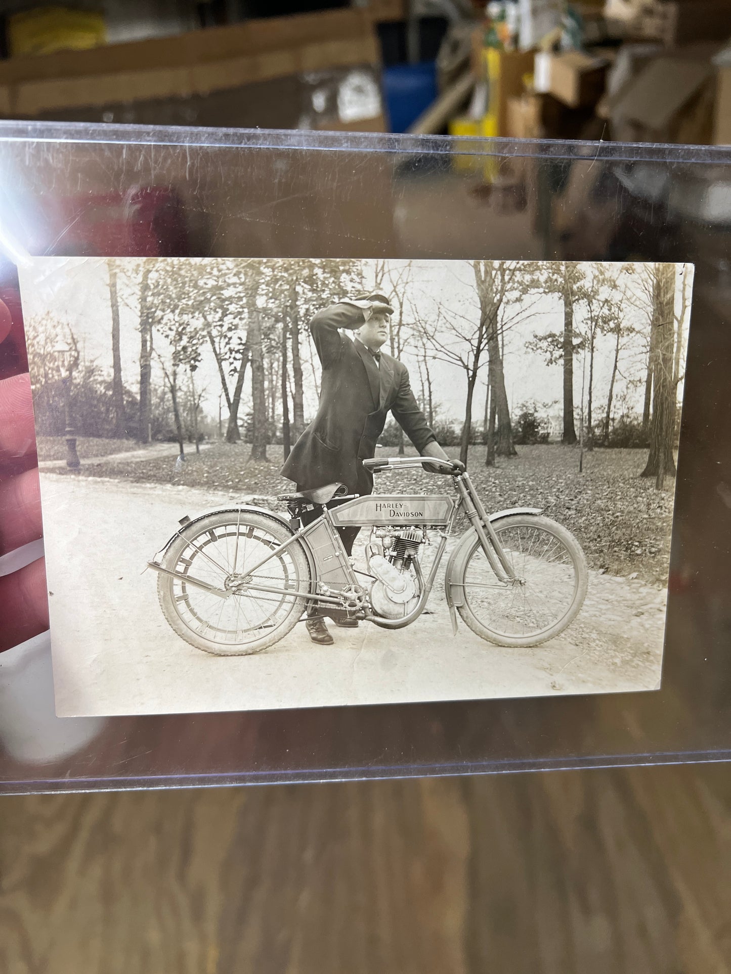 1911 Harley Davidson Motorcycle Factory Promo Photo