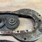 1922 + Harley Davidson J JD Gear Chest, Gears, Cover, and Oil Pump