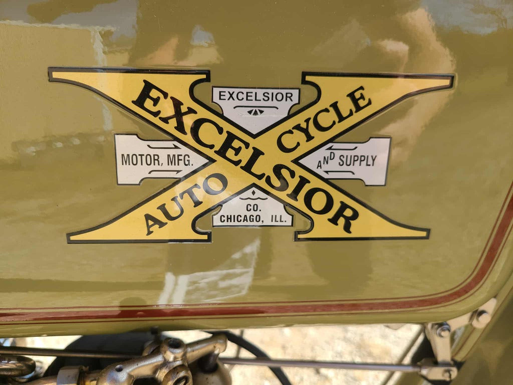 1917 Excelsior Twin Motorcycle
