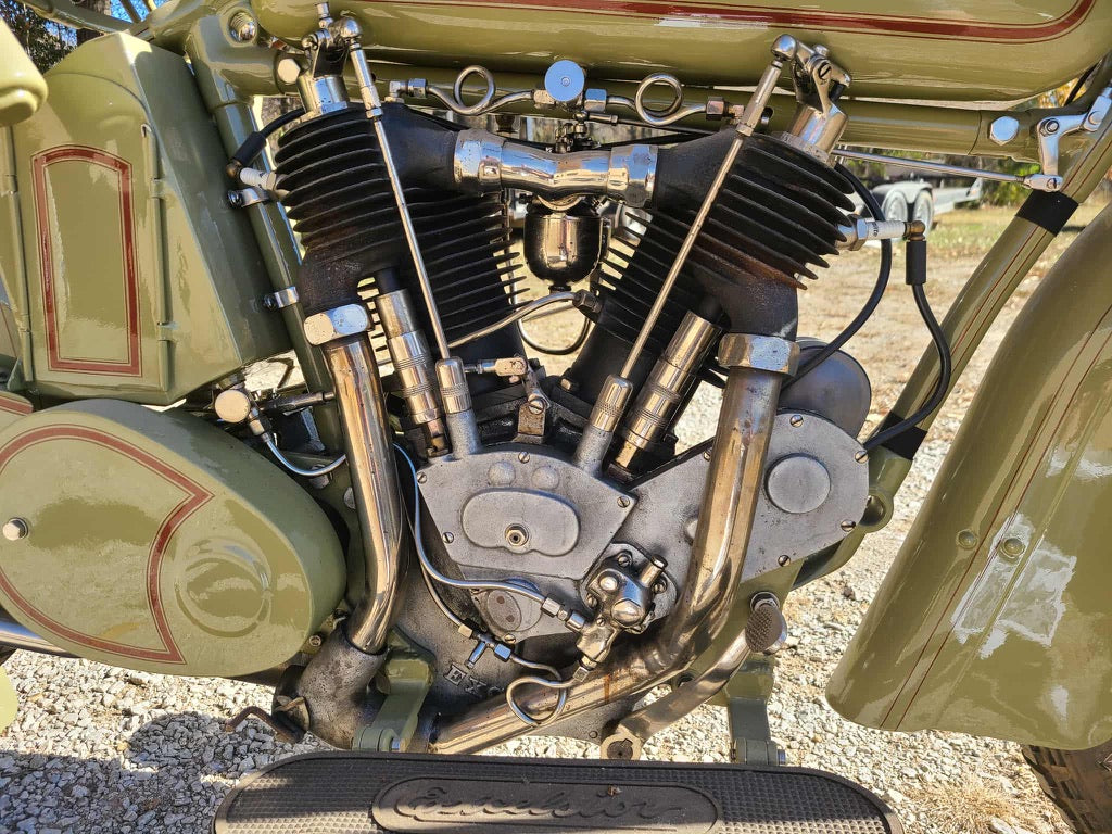 1917 Excelsior Twin Motorcycle