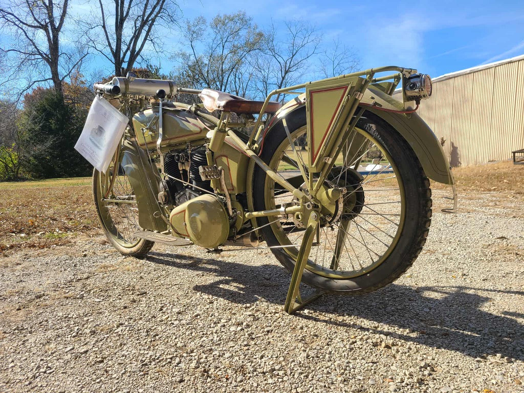 1917 Excelsior Twin Motorcycle