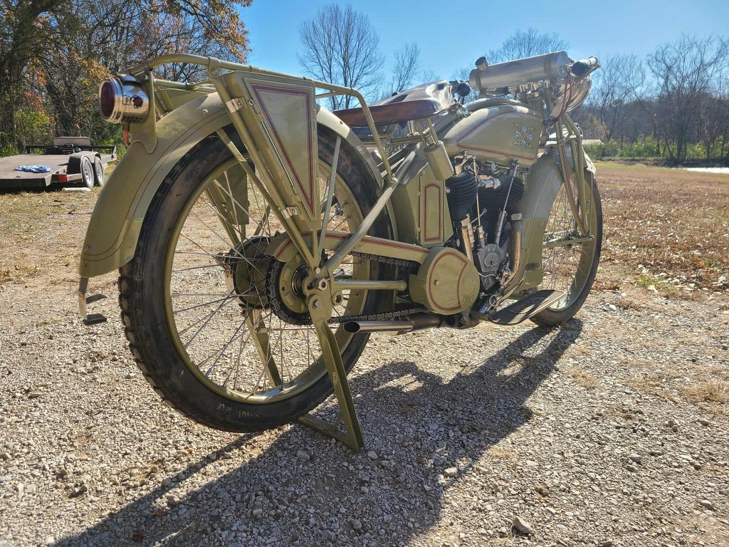 1917 Excelsior Twin Motorcycle