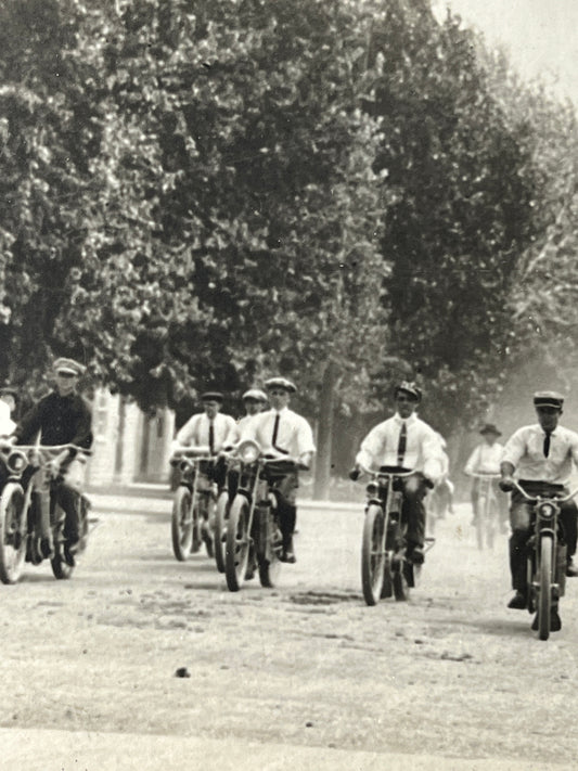 1909 Harley Riders Photo in Suits and Ties