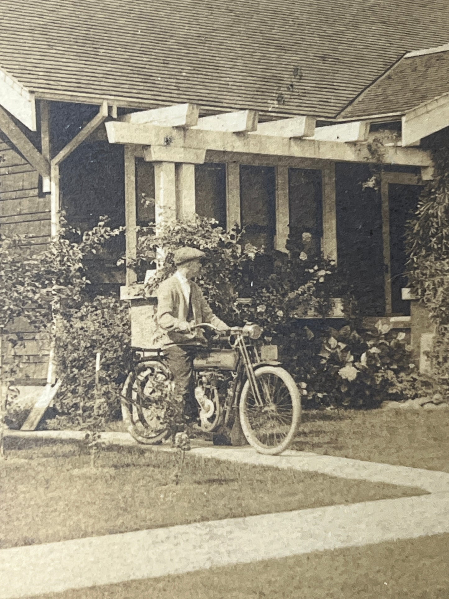 1911 Harley Original Photo