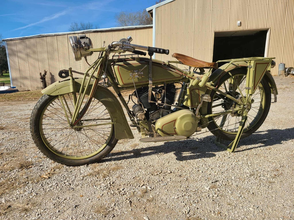 1917 Excelsior Twin Motorcycle
