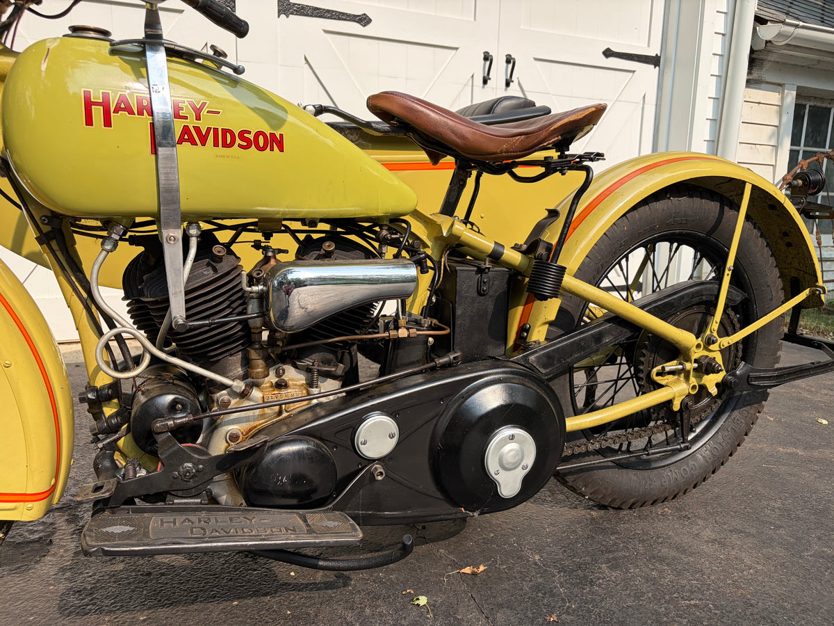 1931 Harley Davidson V Model with Goulding Sidecar