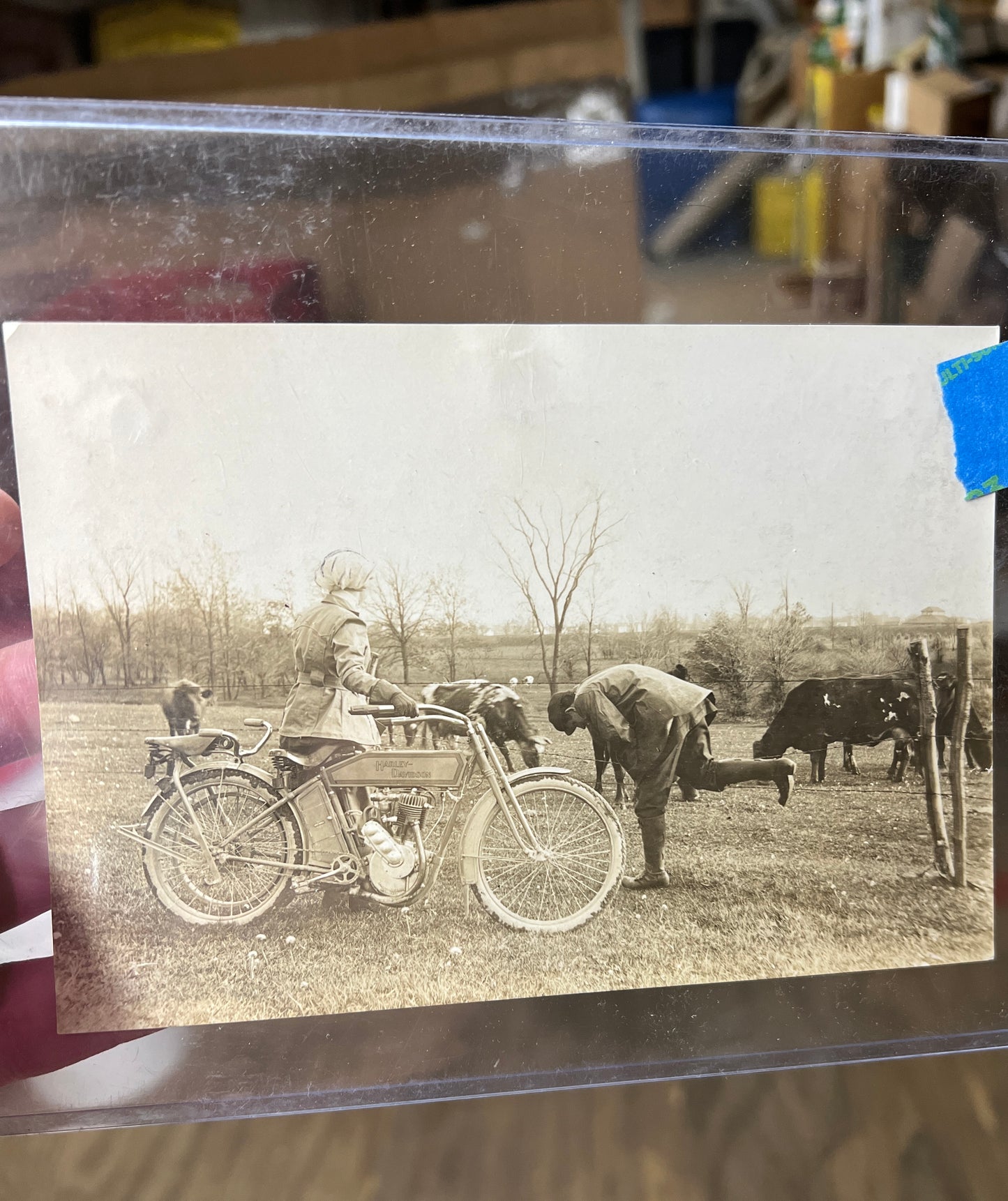 1911 Harley Davidson Motorcycle Factory Promo Photo