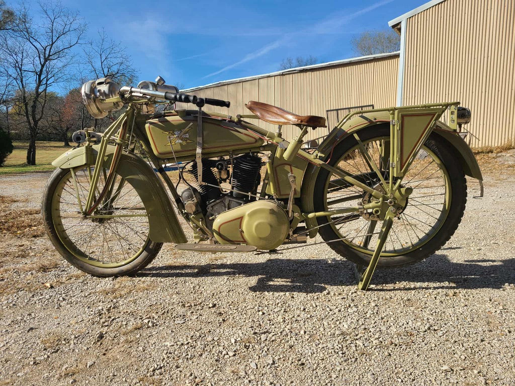 1917 Excelsior Twin Motorcycle