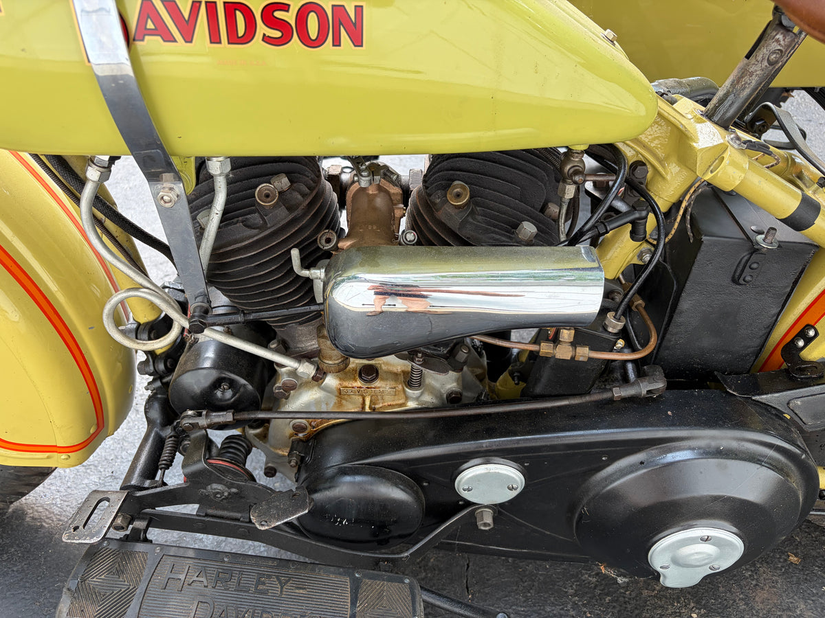1931 Harley Davidson V Model with Goulding Sidecar
