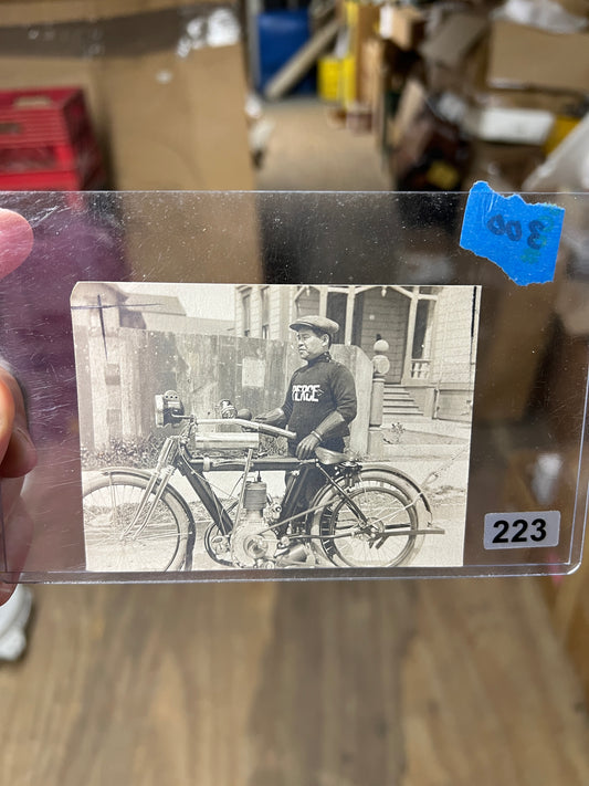 1912 Pierce Single Motorcycle Original Photo