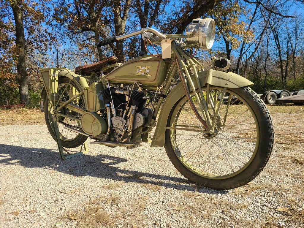 1917 Excelsior Twin Motorcycle