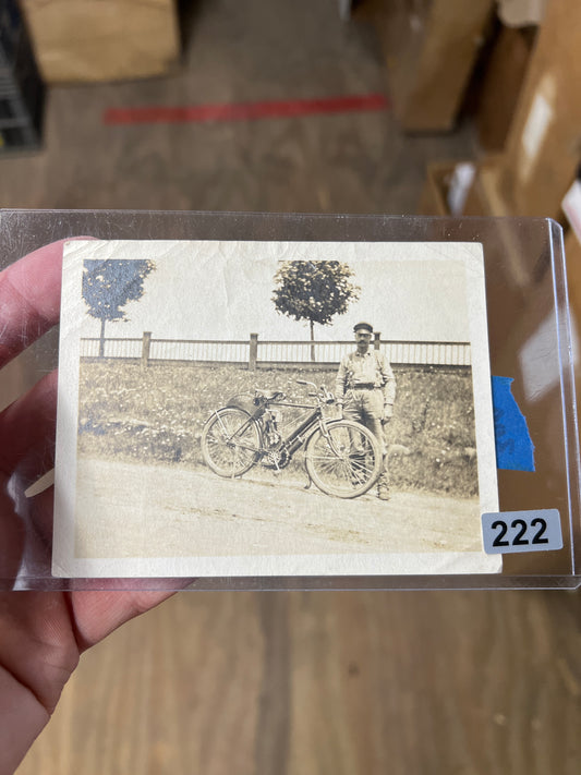 1908 Indian Camelback Motorcycle Original Photo