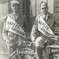 1910 Harley Single Factory Ad Photo w/ Dayton & Chicago Pennants