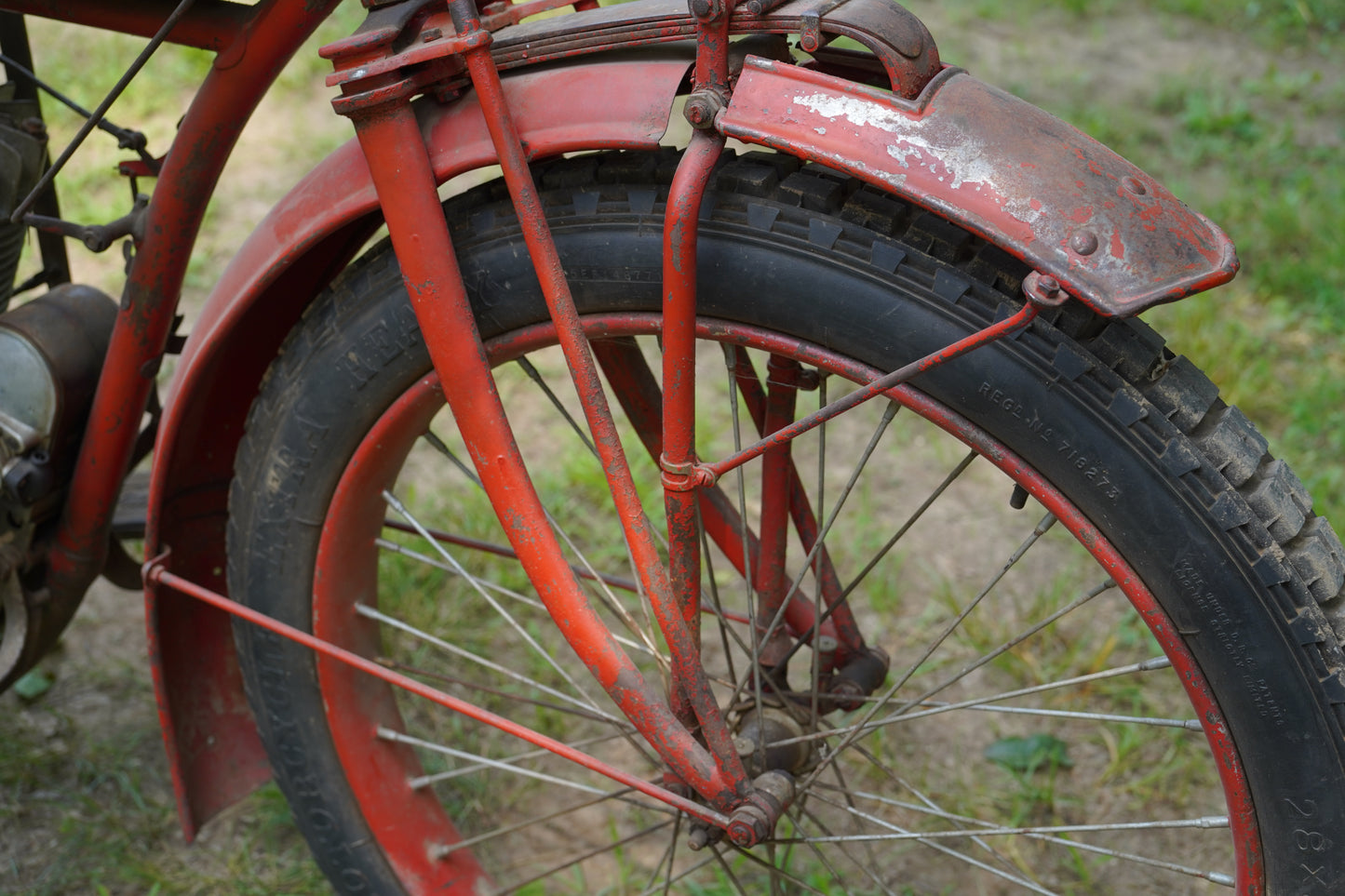 1913 Indian Big Twin Motorcycle