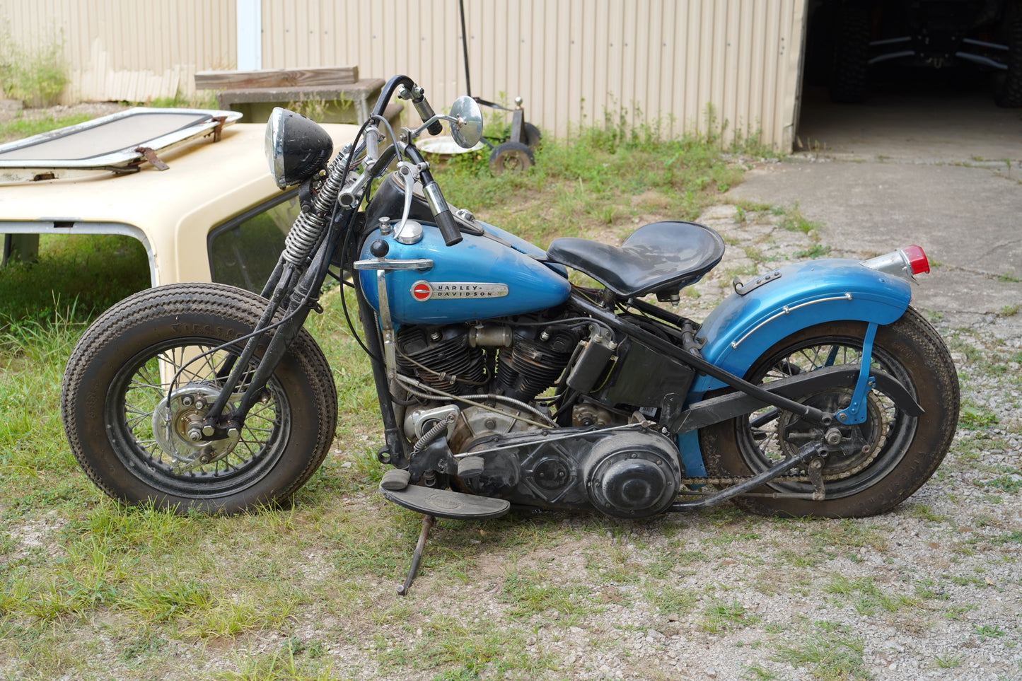 1947 Harley Davidson FL Knucklehead Bobber