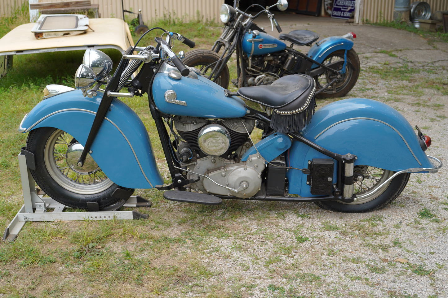 1946 Indian Chief (Blue)